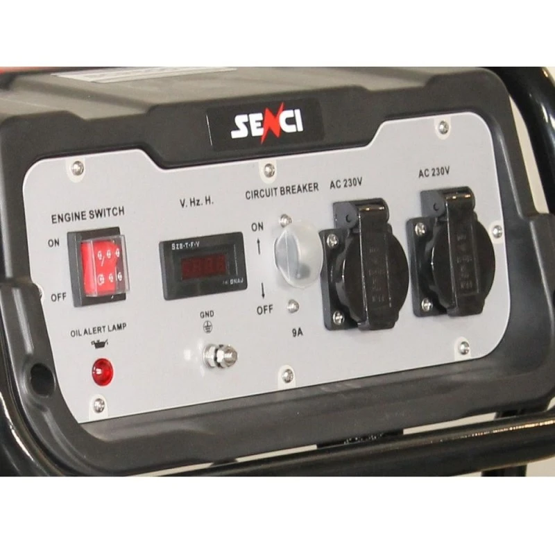 Бензинов генератор SENCI SC-2500, 2.2kW, AVR, 4-тактов, 5,5 CP